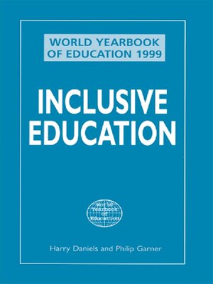 cover image of World Yearbook of Education 1999